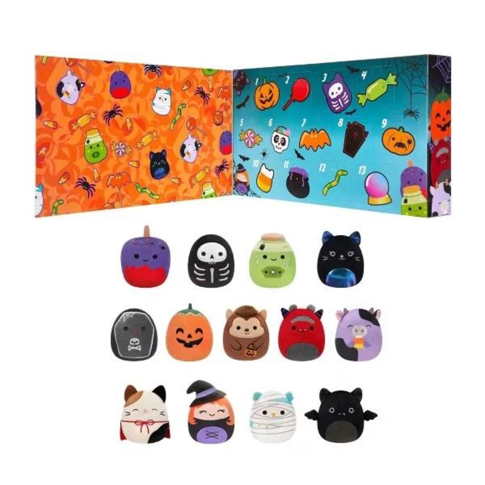 Squishmallows Halloween 13 Micromallows Surprises 2025 Countdown Calendar Set